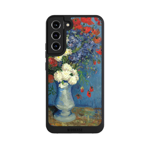 Samsung Galaxy S22+ NIVOpure Stillleben Vase mit Kornblumen und Mohnblumen von Vincent Van Gogh