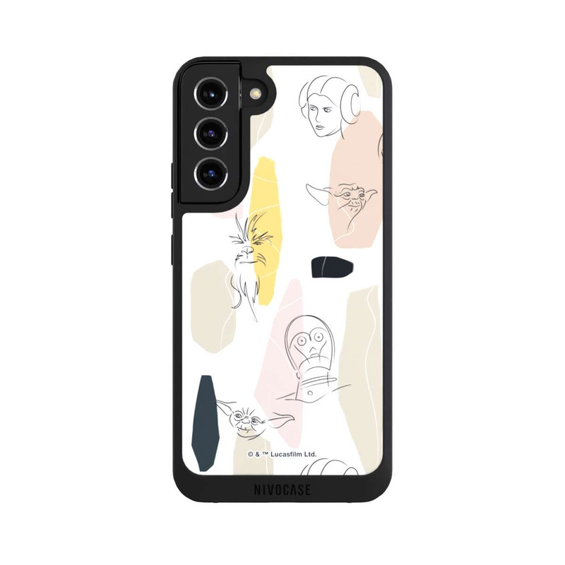 Galaxy S22 + NIVOpure Helle Seite Line Art