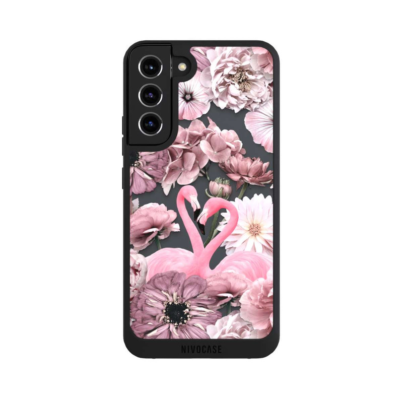 Galaxy S22 + NIVOpure Flamingos in Blumen Muster