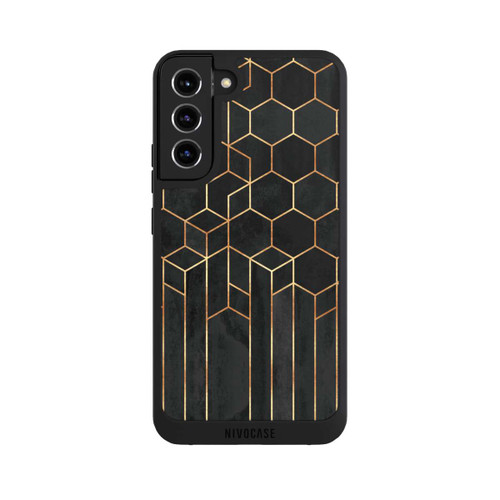 Samsung Galaxy S22+ NIVOpure Black Hexagons