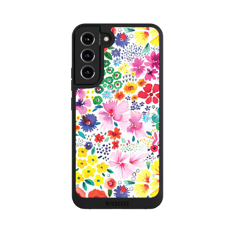 Galaxy S22 + NIVOpure Kunstvolle kleine Frühlingsblumen