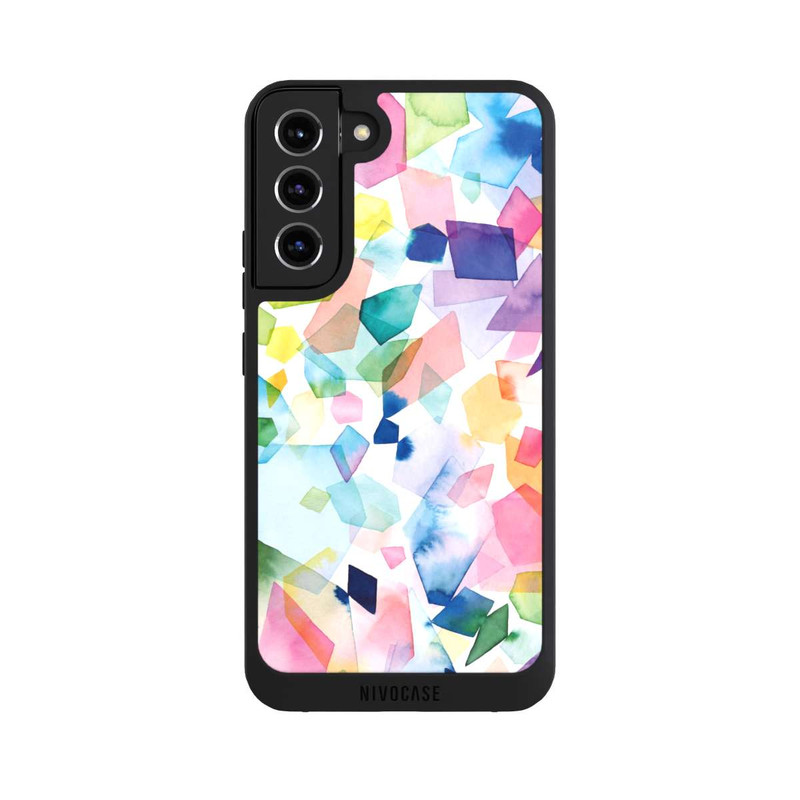 Galaxy S22 + NIVOpure Bunte Aquarelledelsteine ​​und Diamanten