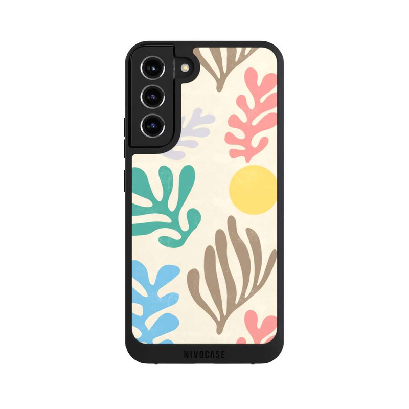 Galaxy S22 + NIVOpure Blätter im modernen Matisse-Stil