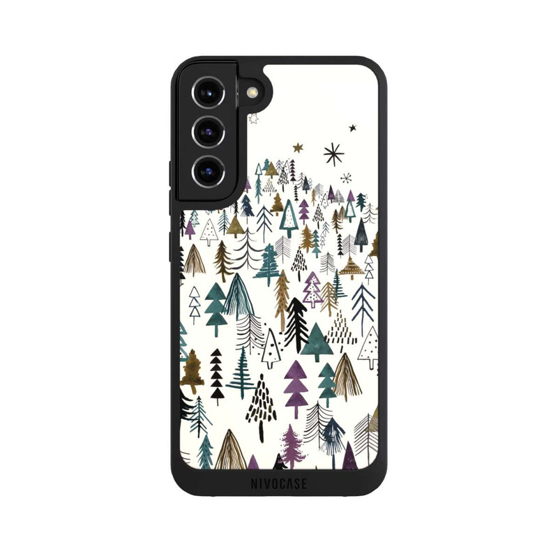 Galaxy S22 + NIVOpure Mountain Trees Forest Purple