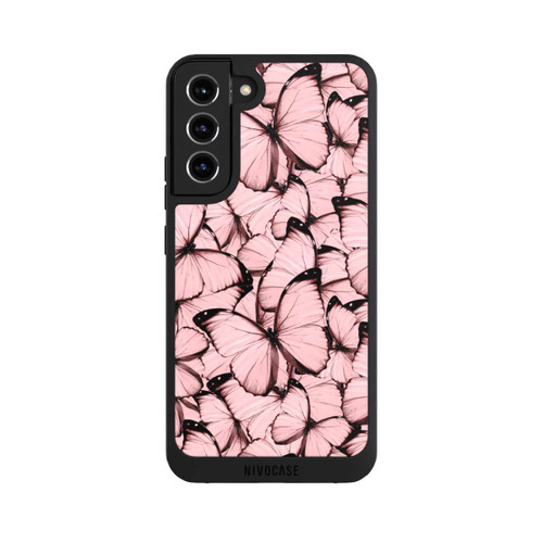 Samsung Galaxy S22+ NIVOpure Rosa Schmetterling-Muster