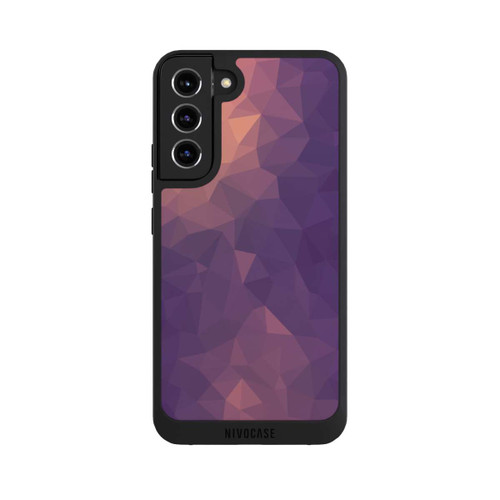 Samsung Galaxy S22+ NIVOpure Polygonal Mosaic Rot/Violett