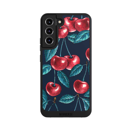 Samsung Galaxy S22+ NIVOpure Cherries Dark Pattern