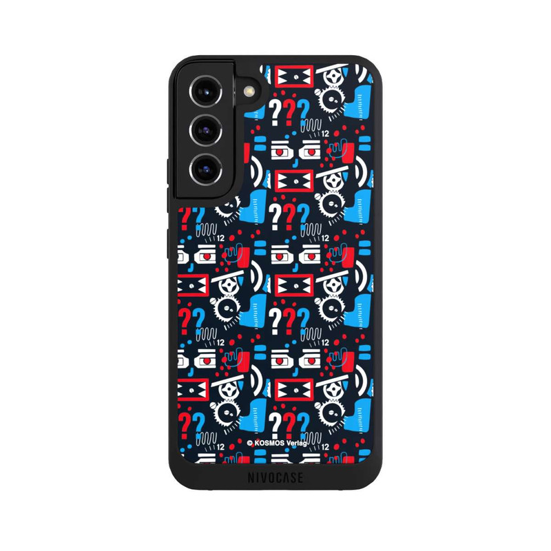 Galaxy S22 + NIVOpure Drei Fragezeichen Wildes Muster