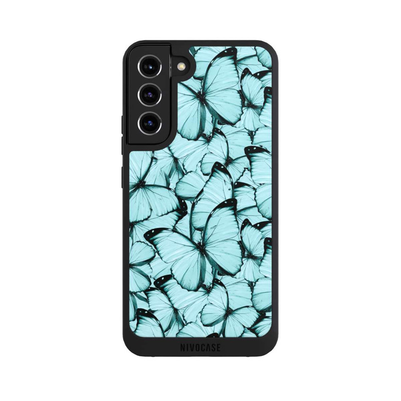 Galaxy S22 + NIVOpure Teal Butterflies