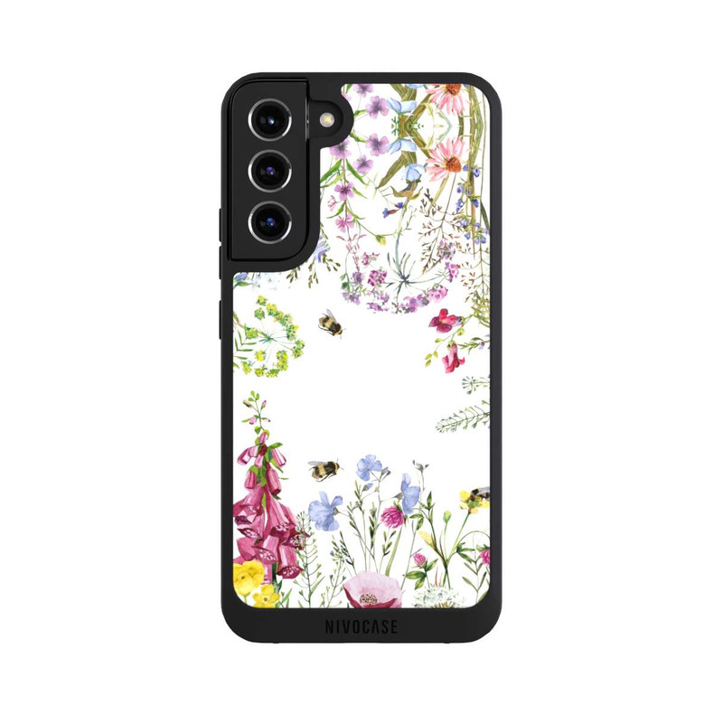 Galaxy S22 + NIVOpure Sommerwiese Wildblumen Rahmen