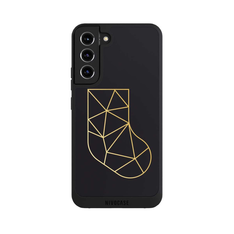 Galaxy S22 + NIVOpure Gold Polygonal Sock