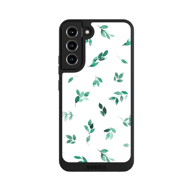 Galaxy S22 + NIVOpure Feuilles d'automne Eucalyptus vert