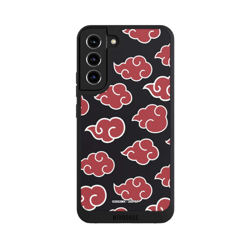 Galaxy S22 + NIVOpure Akatsuki Pattern Black Big