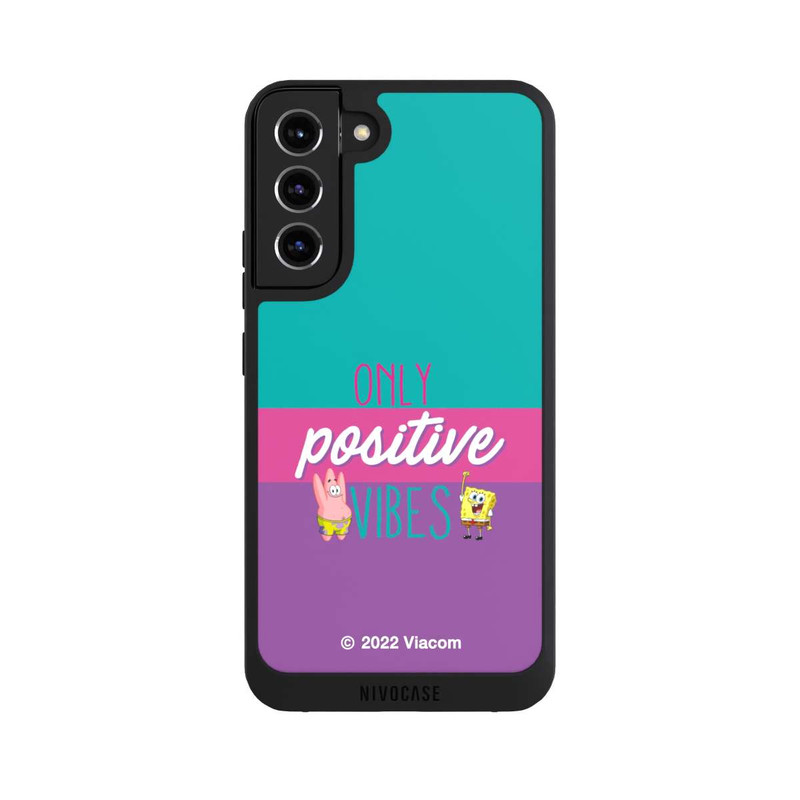 Galaxy S22 + NIVOpure  Spongebob - Only Positive Vibes