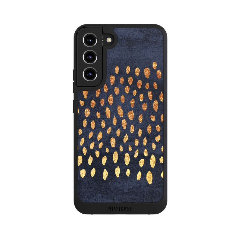 Galaxy S22 + NIVOpure Or & Bleu Pattern