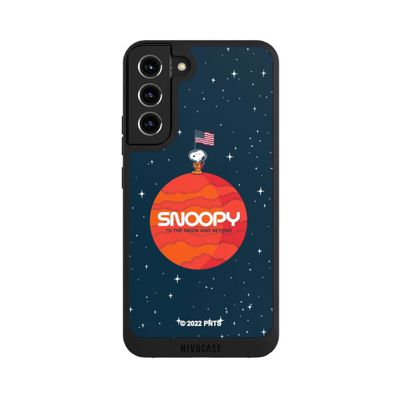 Galaxy S22 + NIVOpure Snoopy Weltraumreisender Orange