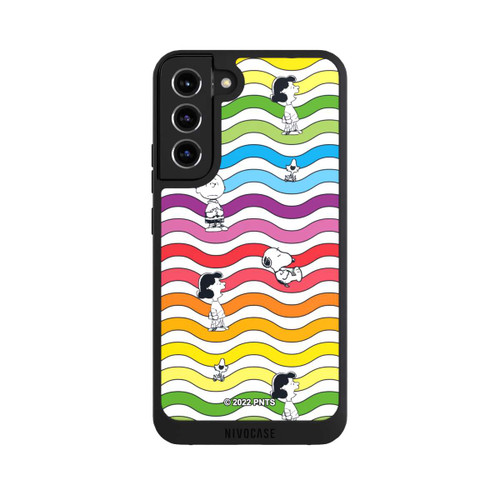 Samsung Galaxy S22+ NIVOpure Snoopy Pattern Rainbow
