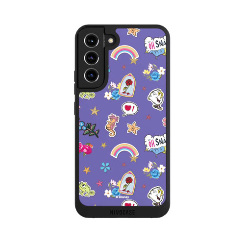 Samsung Galaxy S22+ NIVOpure Princess Pattern Purple Disney Princess