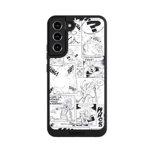 Samsung Galaxy S22+ NIVOpure Asterix Comic Black and White
