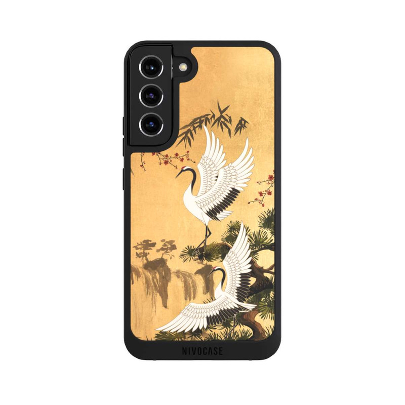 Galaxy S22 + NIVOpure Kraniche Gold Japan 2