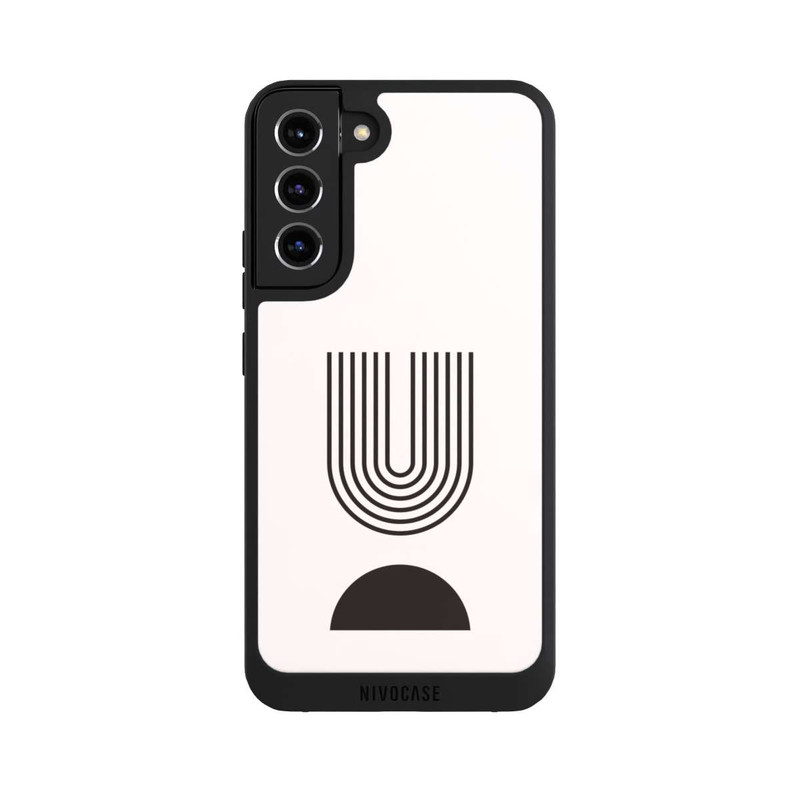 Galaxy S22 + NIVOpure Art moderne Lignes noires