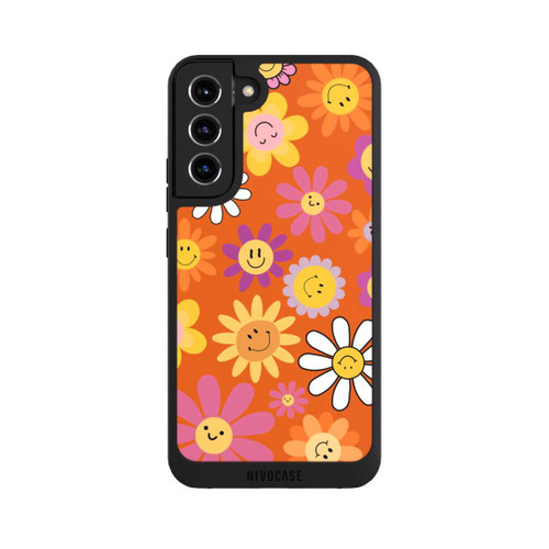 Samsung Galaxy S22+ NIVOpure Smiles Orange Flowers