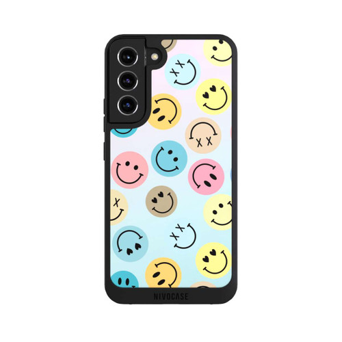 Samsung Galaxy S22+ NIVOpure Smiles Emotes Pattern Colorful