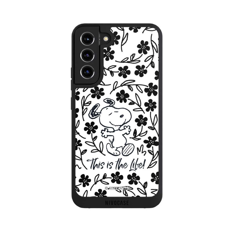 Galaxy S22 + NIVOpure Snoopy Black and White This Is The Life