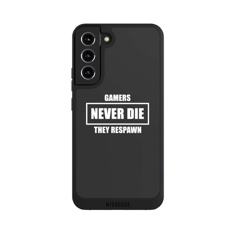 Galaxy S22 + NIVOpure Gamers Never Die. They Respawn.