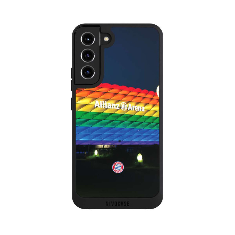 Galaxy S22 + NIVOpure Allianz Arena Regenbogen
