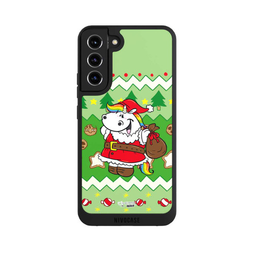 Samsung Galaxy S22+ NIVOpure Ugly Christmas Pummeleinhorn Green