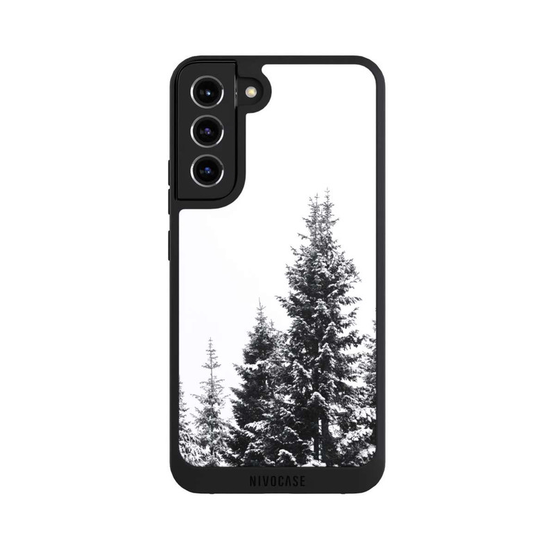 Galaxy S22 + NIVOpure Arbres couverts de neige