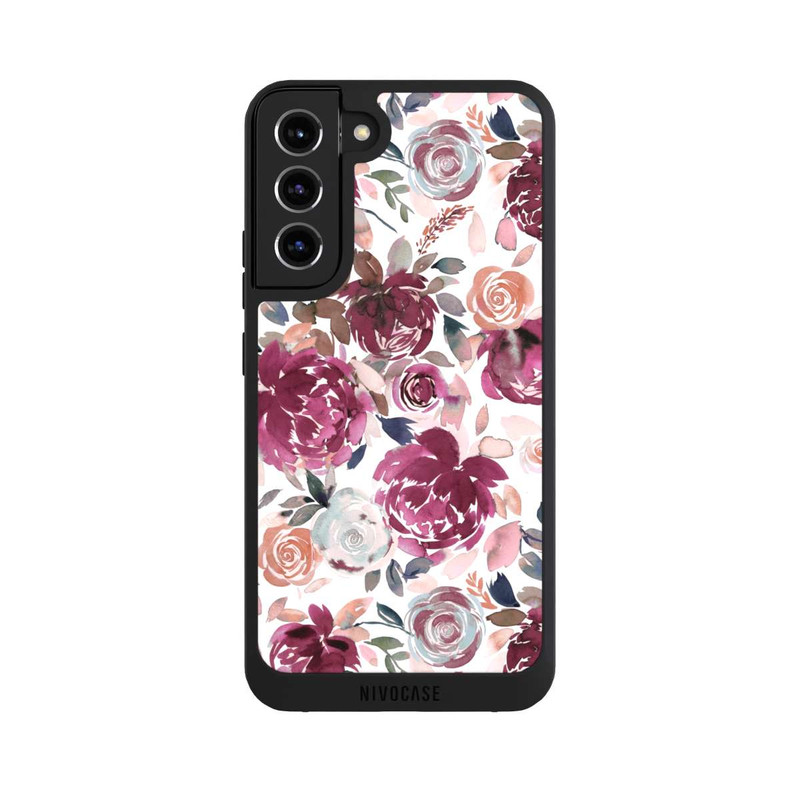 Galaxy S22 + NIVOpure Autumn Peonies and roses Pink