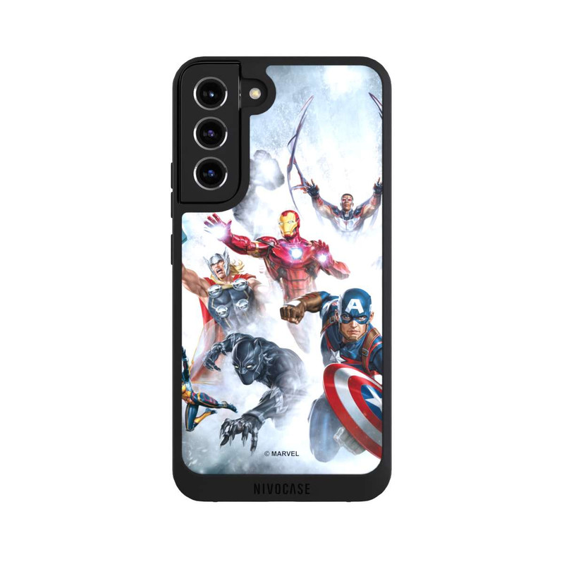 Galaxy S22 + NIVOpure Avengers Jumping at You
