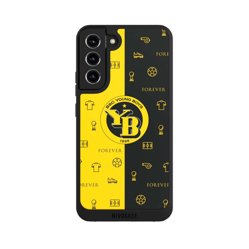 Galaxy S22 + NIVOpure BSC YB Gelb Schwarz Muster