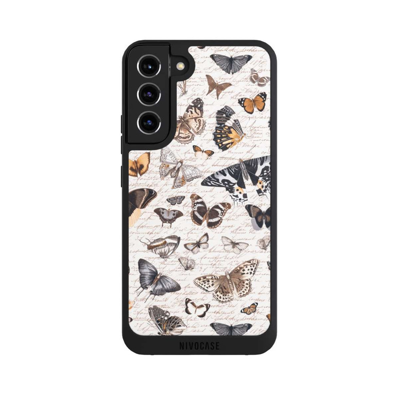 Galaxy S22 + NIVOpure Motif papillon bohème