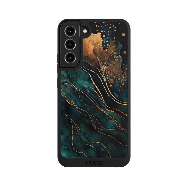 Galaxy S22 + NIVOpure Gold und Grün