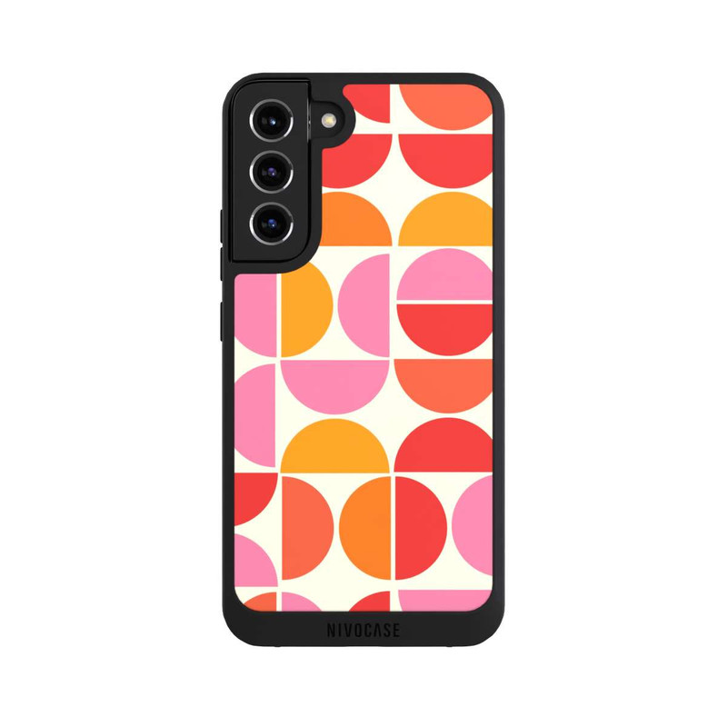 Galaxy S22 + NIVOpure Retro Trend Pattern Orange