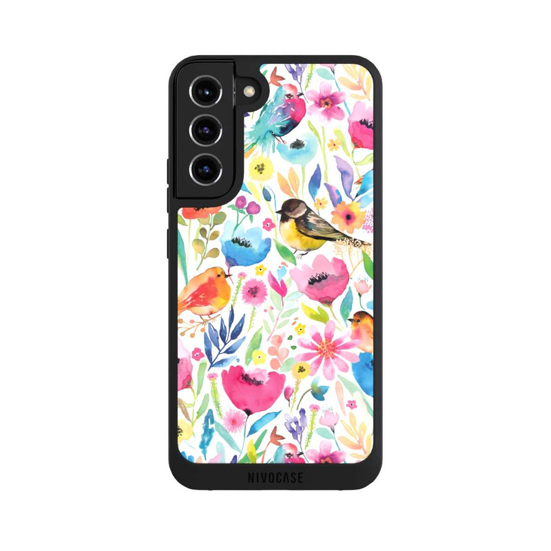Galaxy S22 + NIVOpure Wunderliche Vögel und Blumen