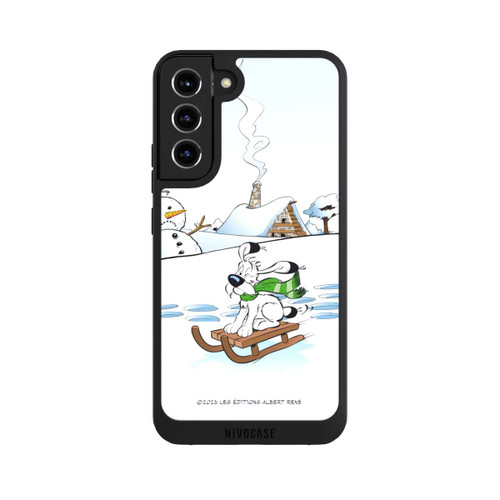 Samsung Galaxy S22+ NIVOpure Idefix rides a sleigh