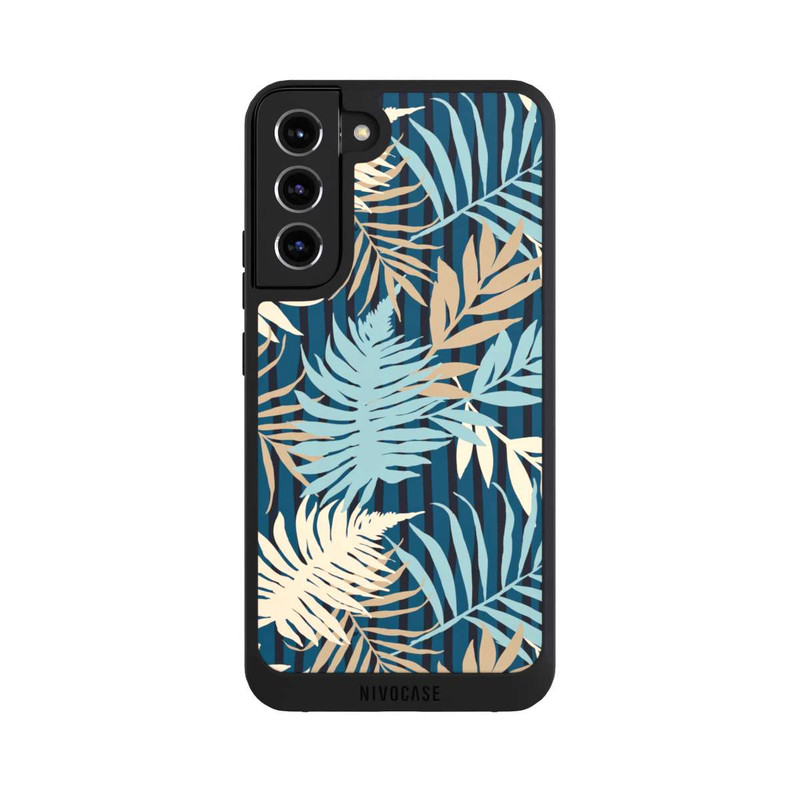 Galaxy S22 + NIVOpure Palm Garden Beige Pattern