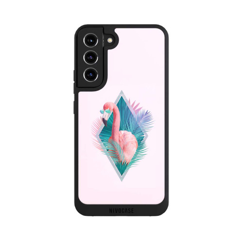 Samsung Galaxy S22+ NIVOpure Tropical Leaves Flamingo