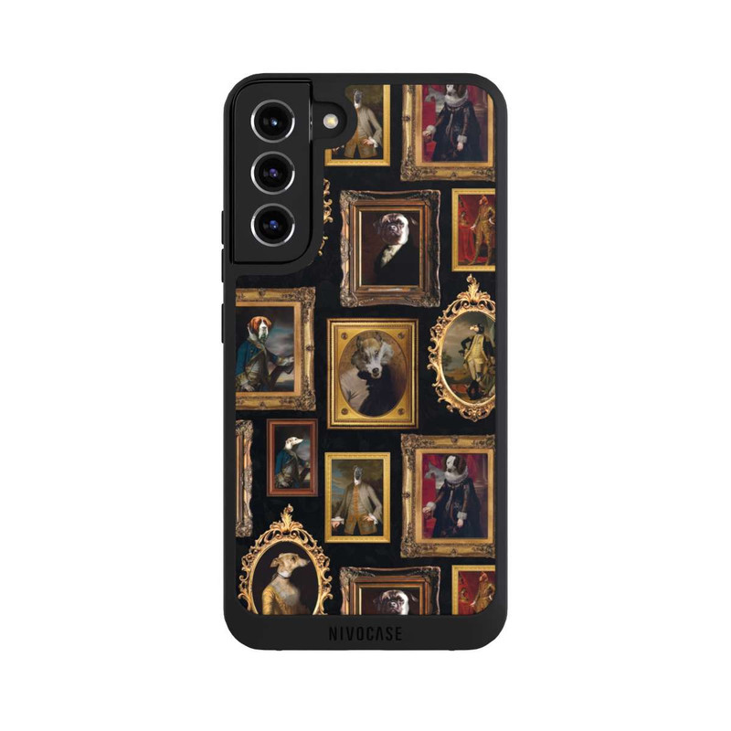 Galaxy S22 + NIVOpure Dog Ancient Frame Pattern with AI