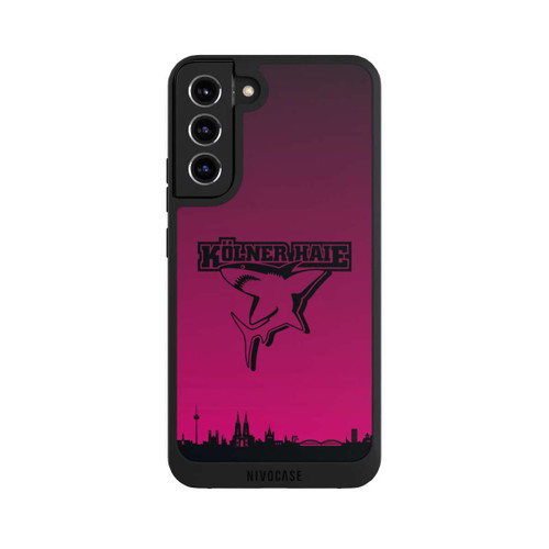 Samsung Galaxy S22+ NIVOpure Kölner Haie Skyline Pink