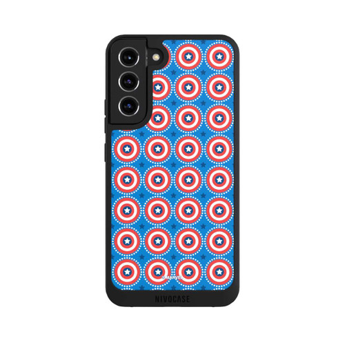 Samsung Galaxy S22+ NIVOpure Captain American Shield Pattern