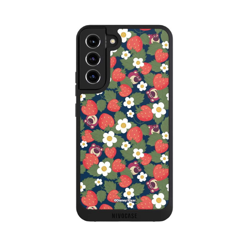 Galaxy S22 + NIVOpure Lotso Toy Story Strawberry Flower Pattern