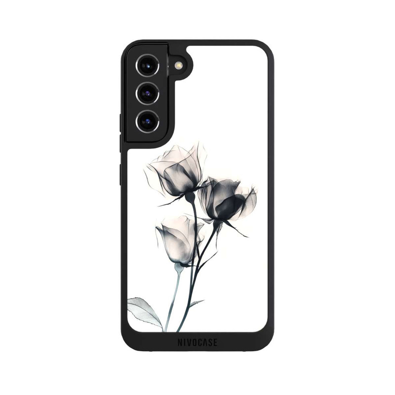 Galaxy S22 + NIVOpure Schwarze Blume