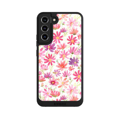 Samsung Galaxy S22+ NIVOpure Boho Cosmos Flowers Purple