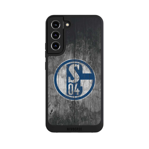 Samsung Galaxy S22+ NIVOpure Schalke 04 Holz Look
