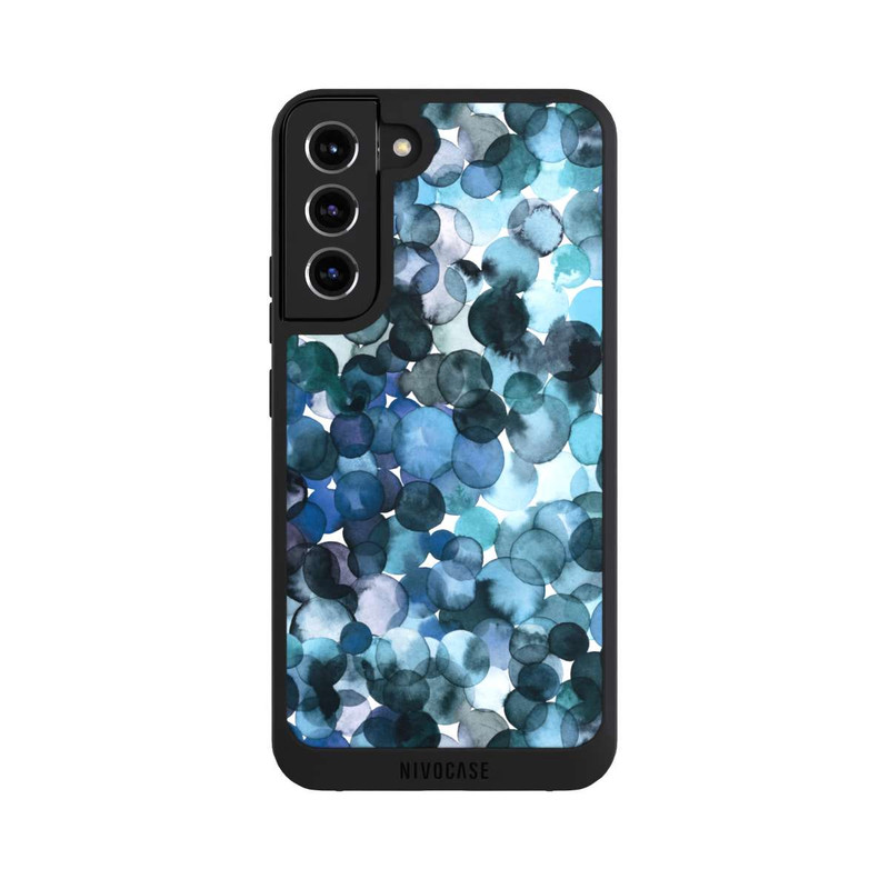 Galaxy S22 + NIVOpure Blätterzauber Blau